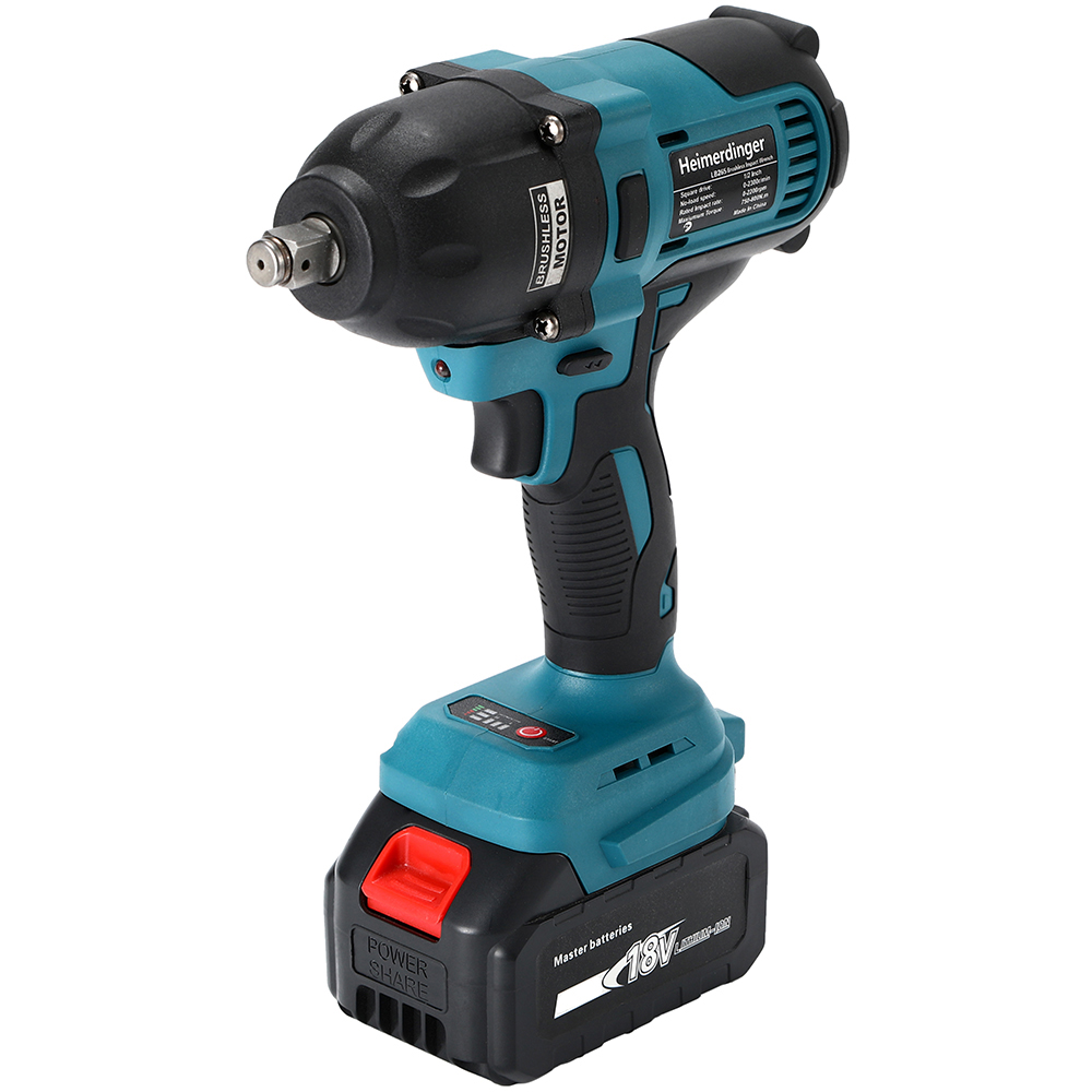 Electric Impact Wrench 800Nm - Chiave a percussione senza spazzole 800N.m