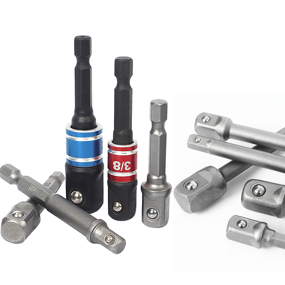 Impact Wrench Extension Bar Set - Inserti per cacciavite adattatore per presa