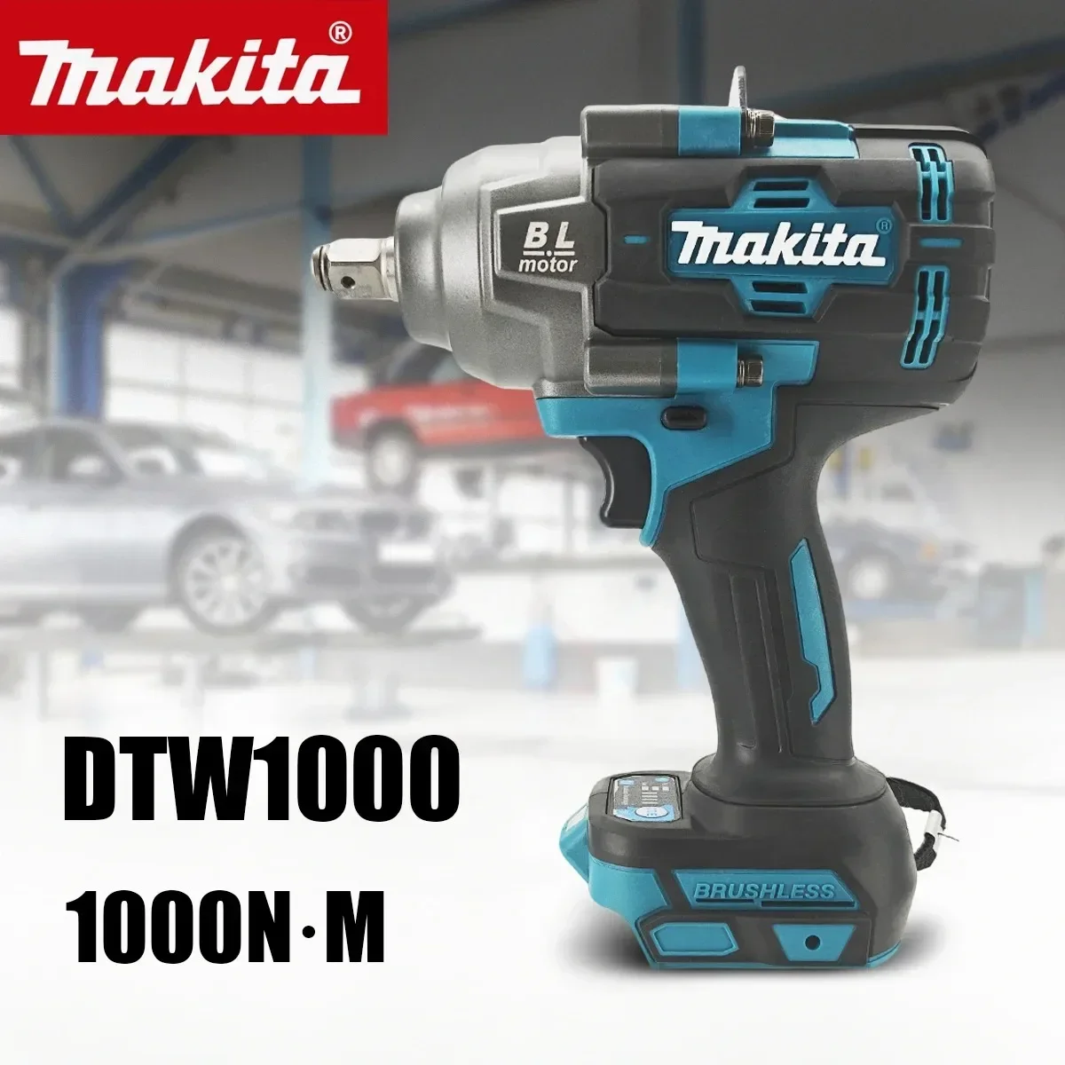 Cordless Impact Wrench 1/2 Inch 1000Nm - Avvitatore a impulsi senza fili e