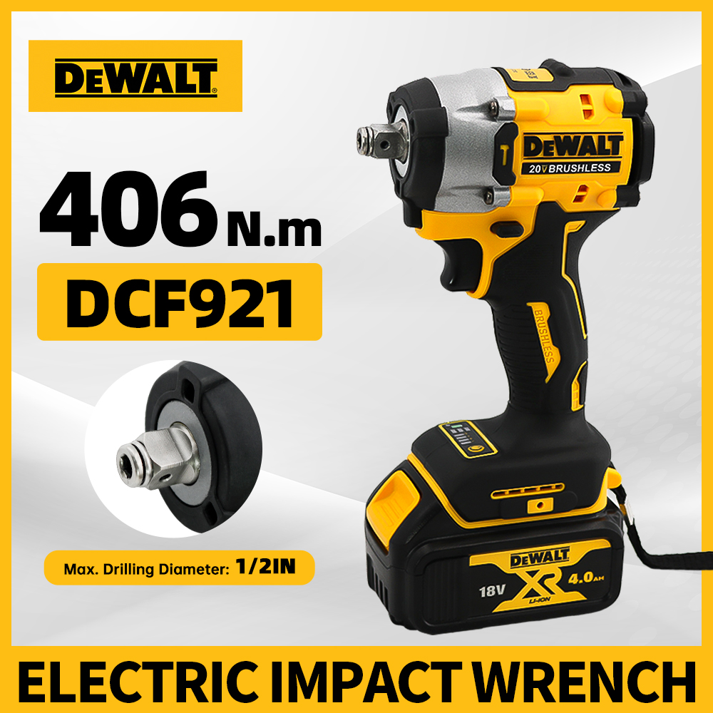 Electric Impact Wrench 800Nm - Dewalt DCF921 Avvitatore elettrico senza spazzole