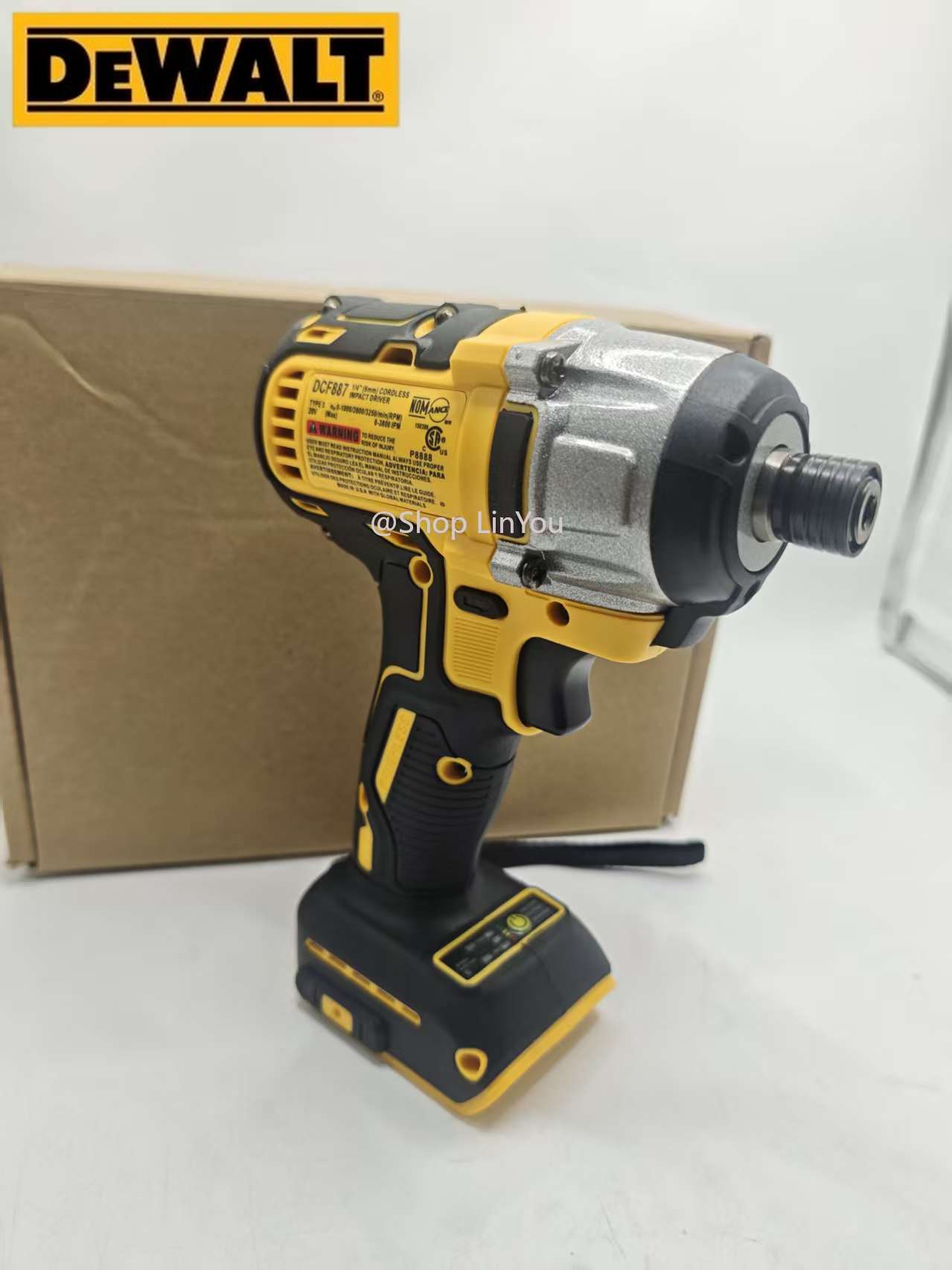 Brushless Impact Wrench 20V - DEWALT DCD887, avvitatore a impulsi e
