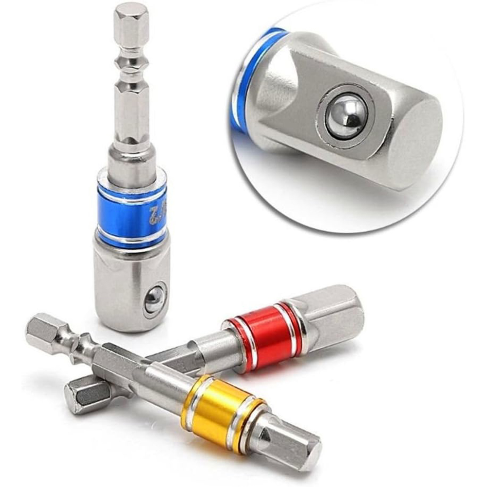 Impact Wrench Extension Bar Set - Set di 3 adattatori per bussole