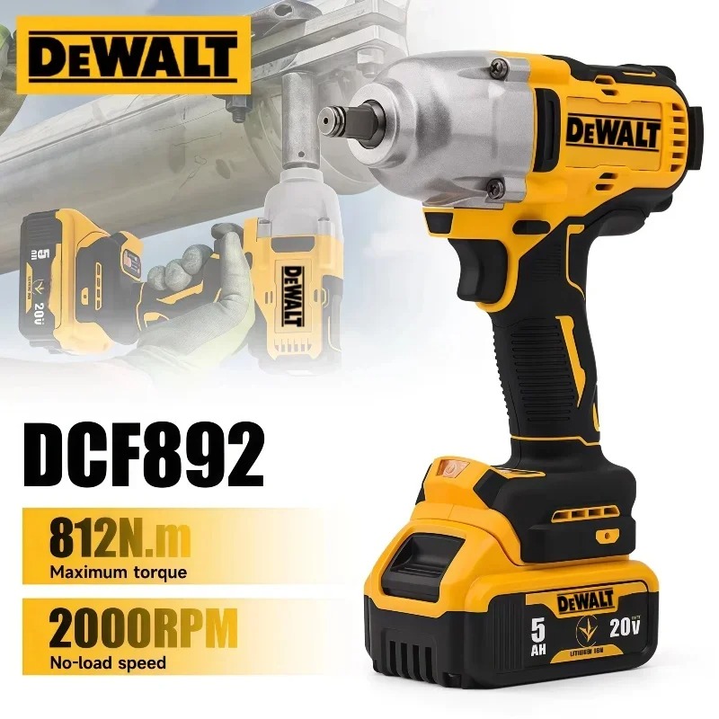 Electric Impact Wrench 800Nm - Dewalt DCF892 Chiave a percussione senza