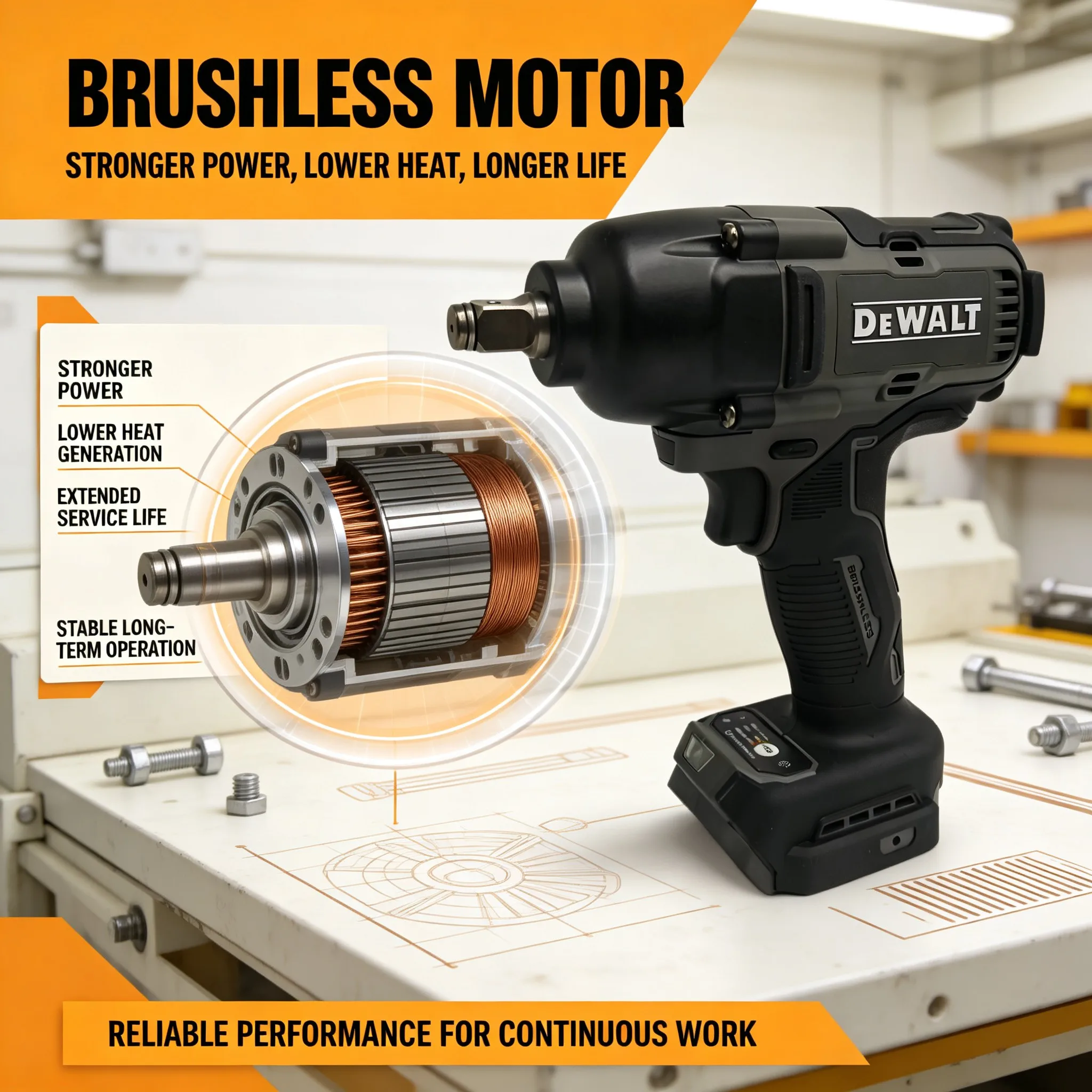 Brushless Impact Wrench 20V - DeWalt DCF99M: avvitatore a impulsi ad