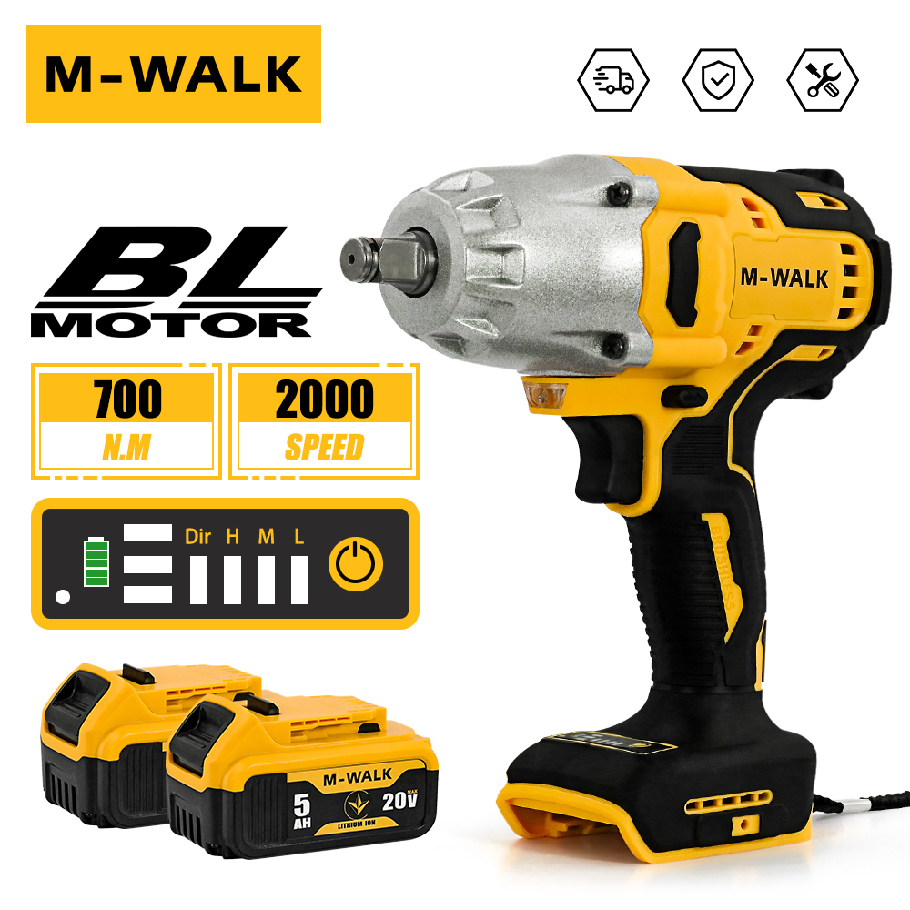 Impact Wrench Digital Torque - M-WALK Chiave a Impulsi Elettrica Brushless