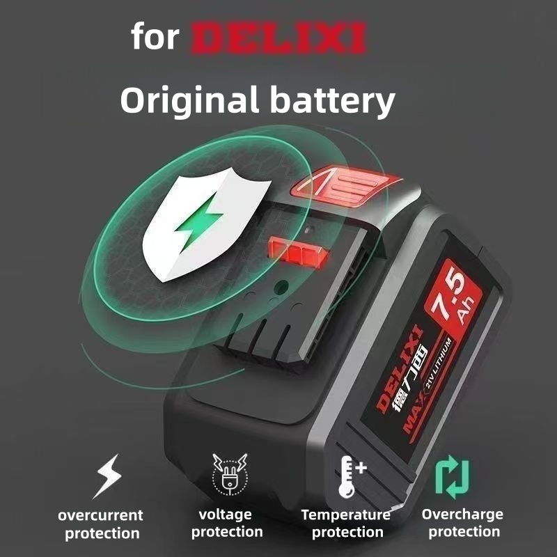 Impact Wrench Battery 4Ah - Nuova Batteria Originale Compatibile DELIXI per
