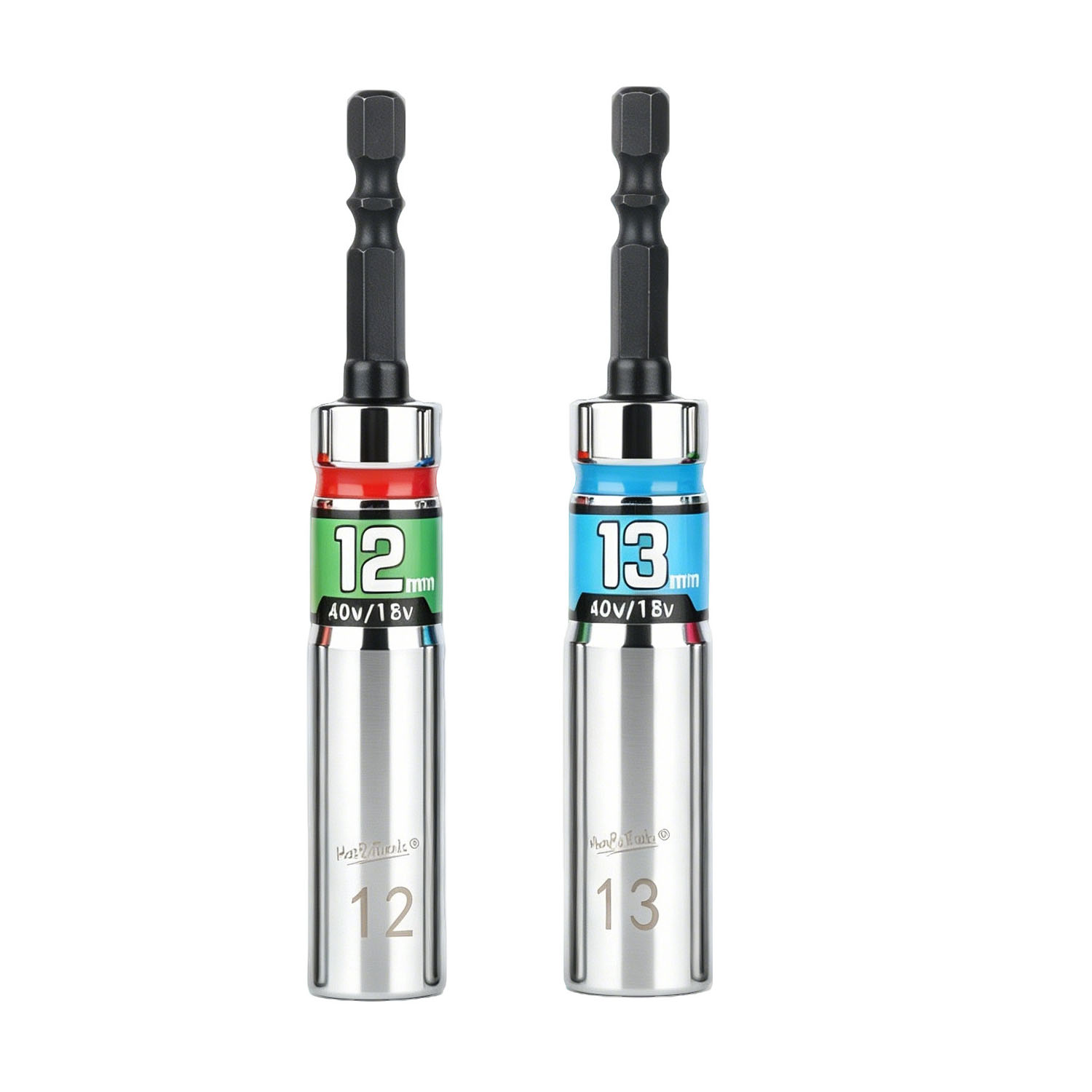 Impact Wrench Socket Set Deep - Set di 2 Bussole Profonde 8-19mm