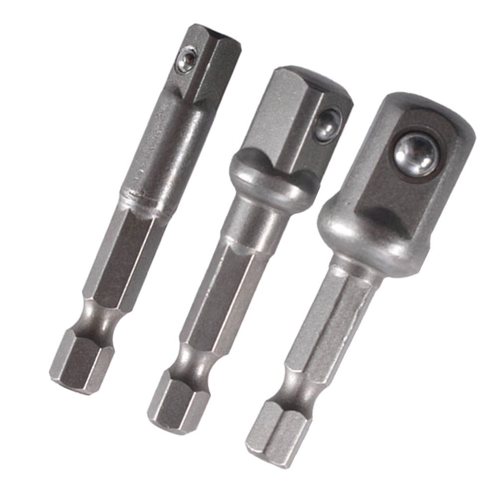 Impact Wrench Extension Bar Set - 1/3 pz Adattatore Presa 1/4 Codolo