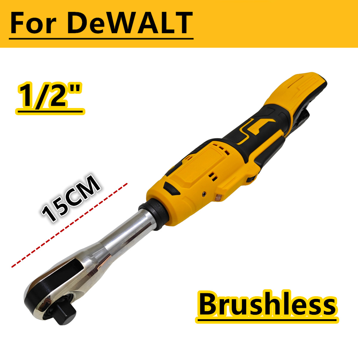 Electric Impact Wrench 800Nm - Chiave a Cricchetto Elettrica Senza Spazzole