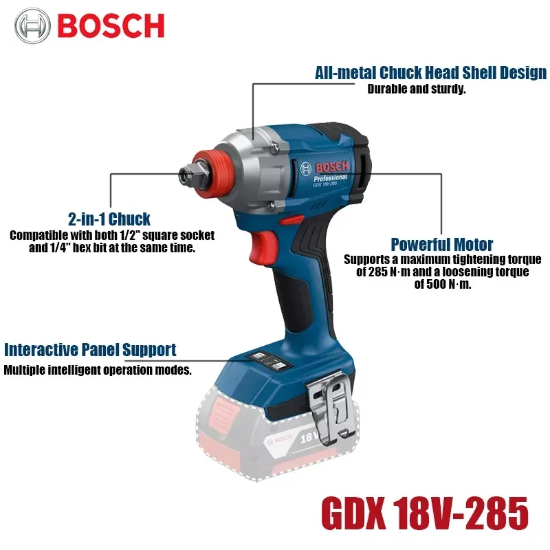 Bosch GDX 18V-285 Avvitatore a - Cordless Impact Driver 1/4 Hex recensione e prezzo