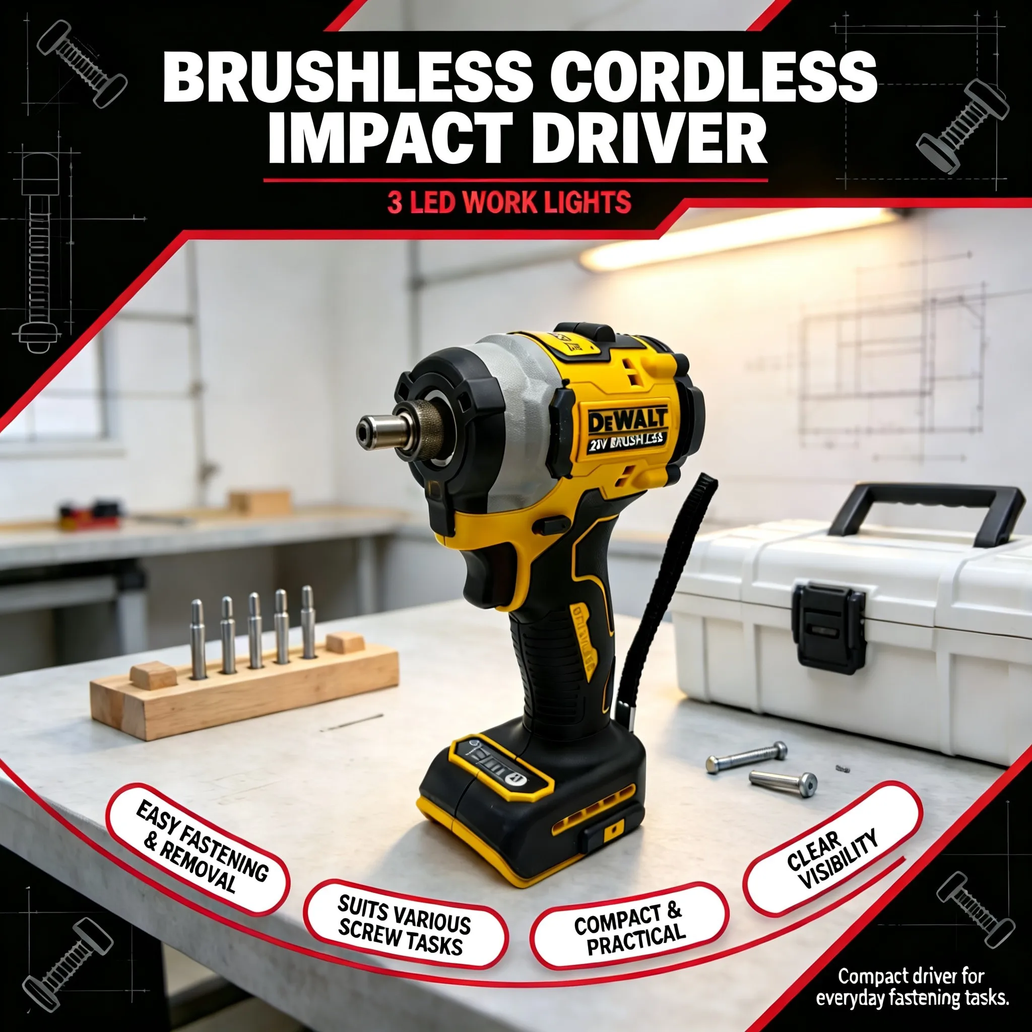DEWALT DCF850 Avvitatore a imp - Cordless Impact Driver 1/4 Hex recensione e prezzo