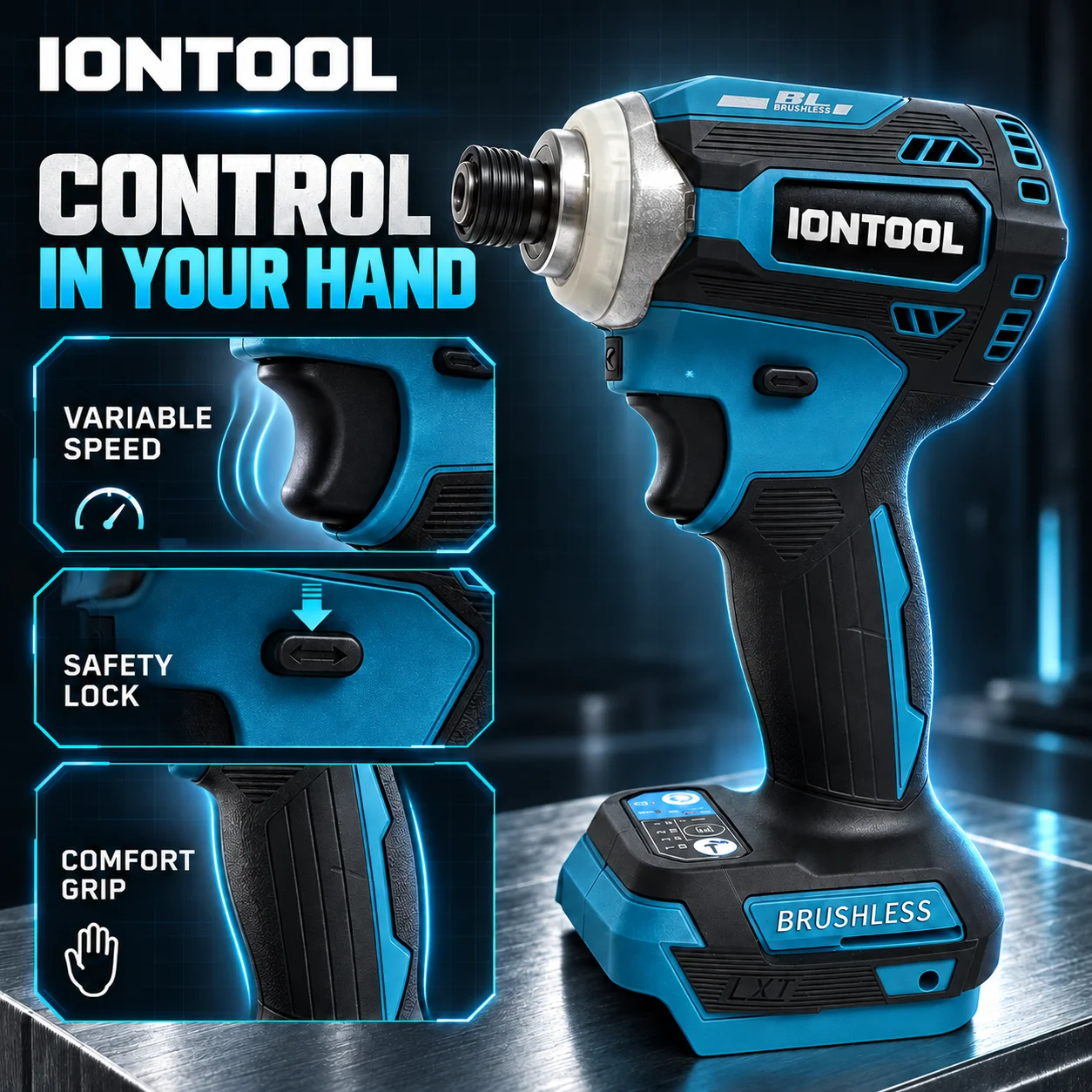 IONTOOL 600W 180N·m Avvitatore - Cordless Impact Driver 1/4 Hex recensione e prezzo