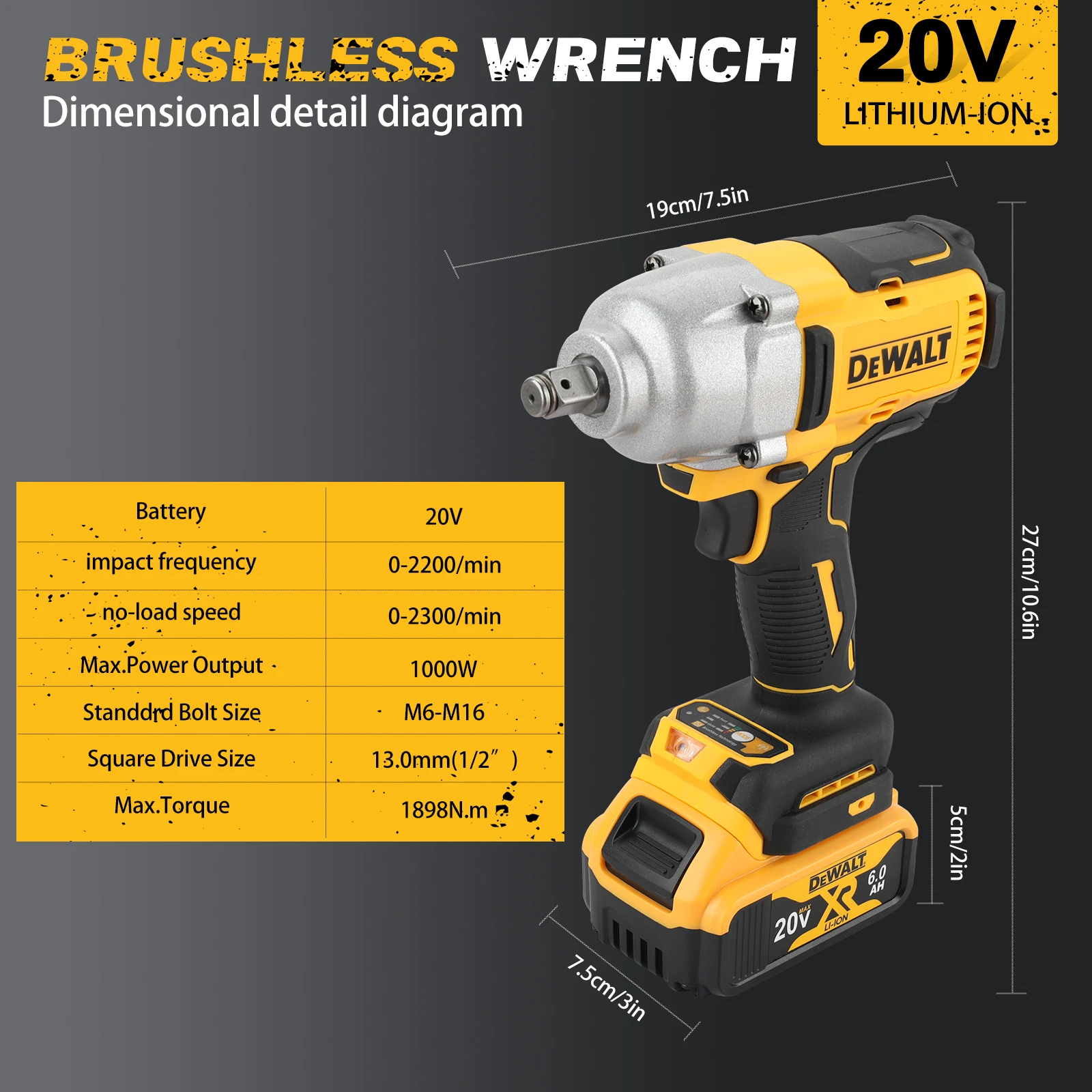 DEWALT DCF900B Avvitatore a im - Impact Wrench Hog Ring Anvil recensione e prezzo