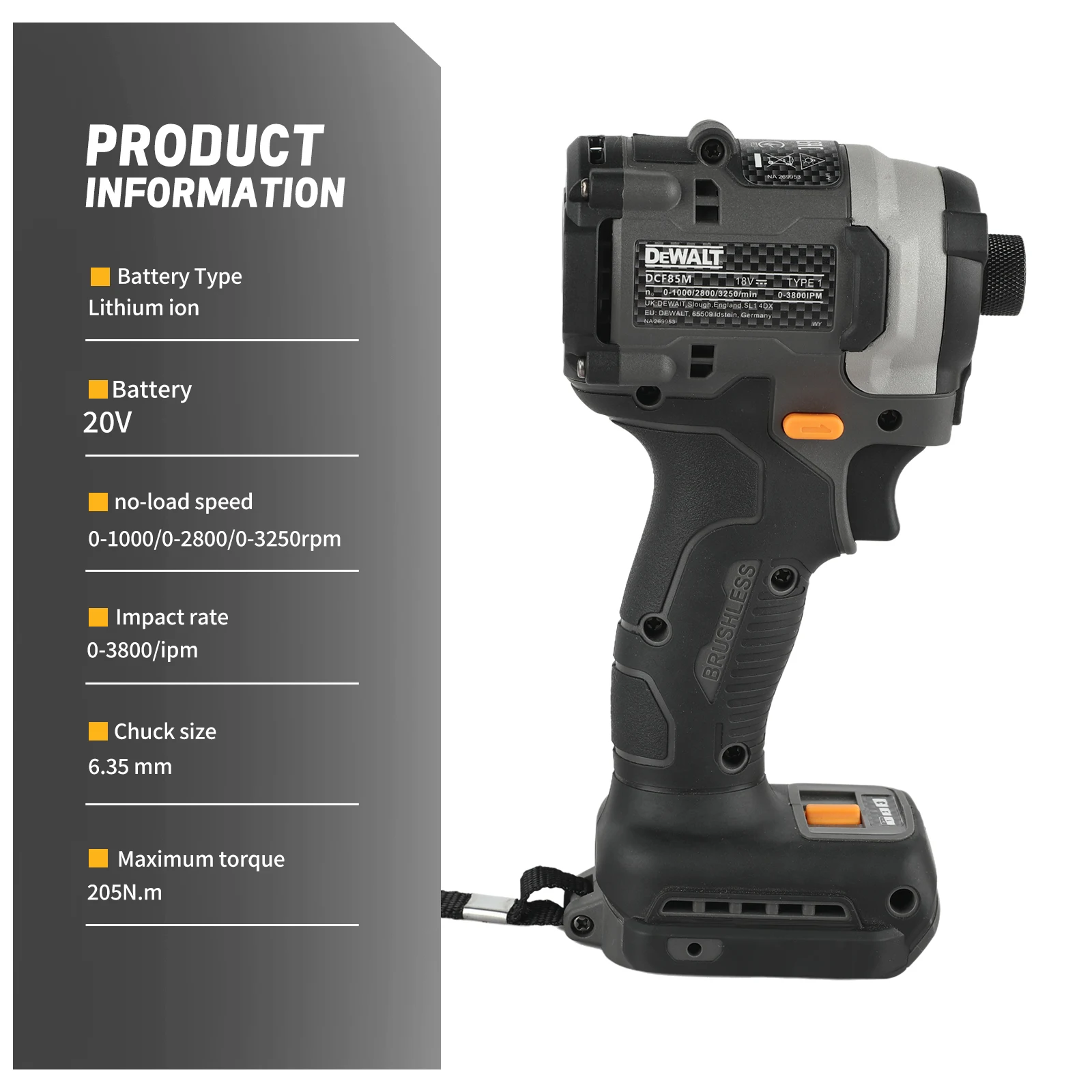 DeWalt DCF85m, cacciavite elet - Brushless Impact Wrench 20V recensione e prezzo
