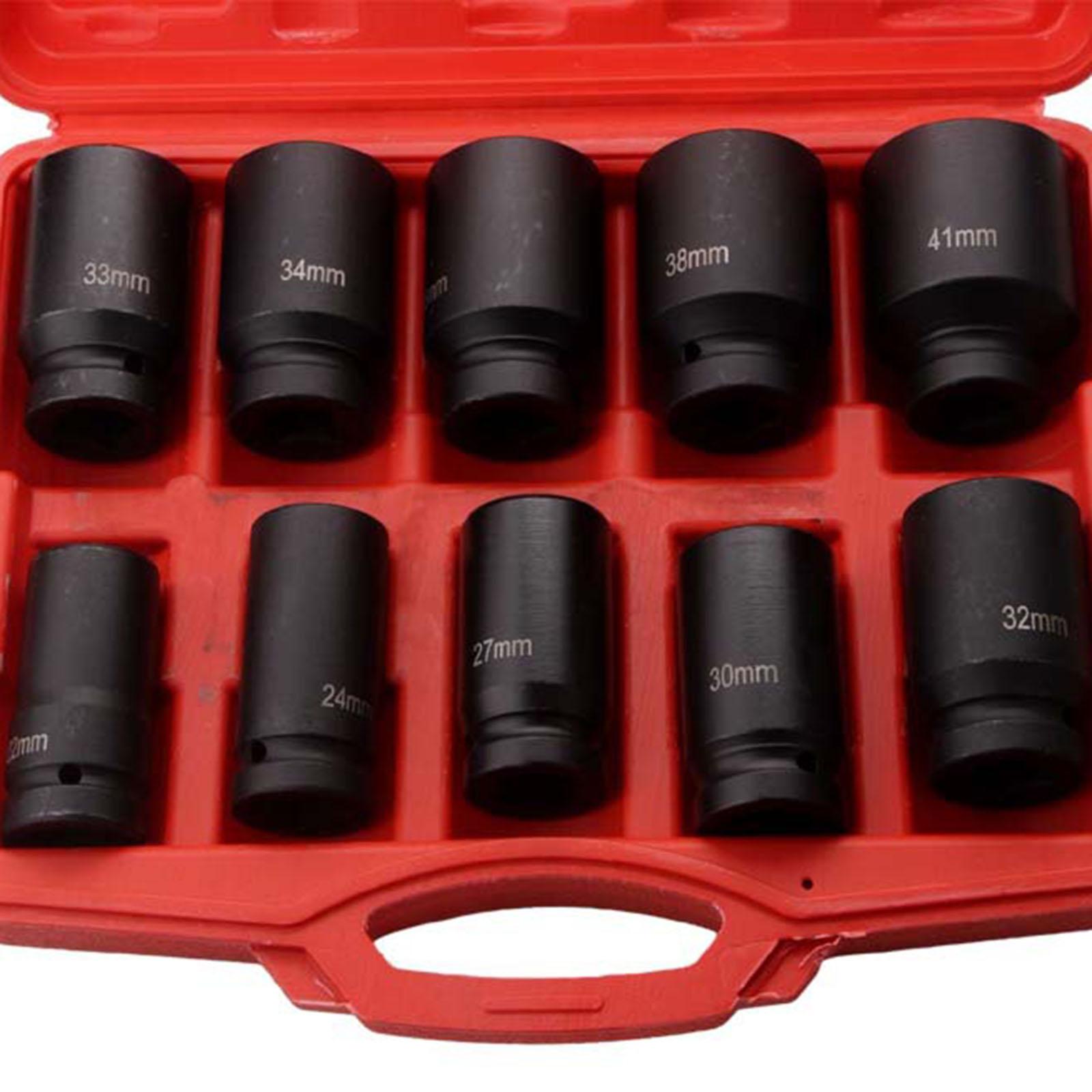 Set di 10 Chiavi a Bussola a I - Impact Wrench Socket Set Deep recensione e prezzo
